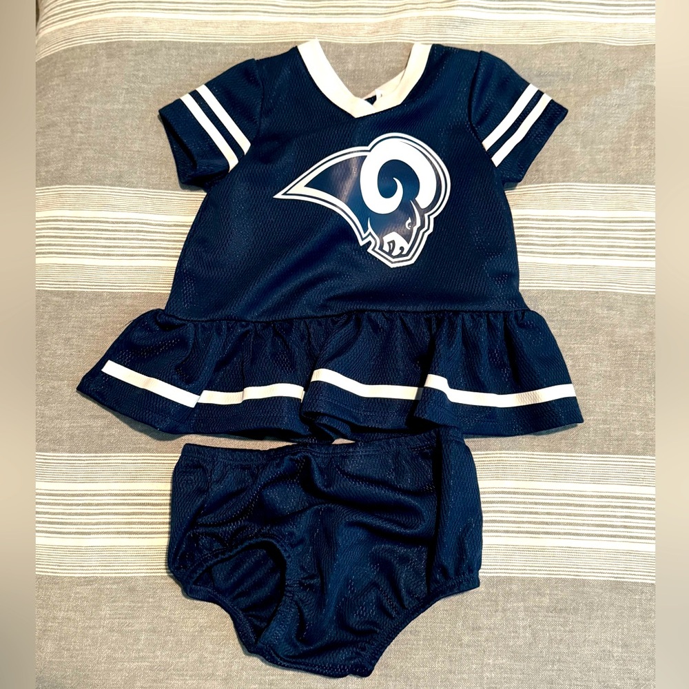 Baby Girl Rams outfit